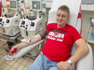 Krv fanúšikov Spartaka pomôže hasičovi Martinovi