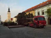 Osemnásťmetrový obor na pešej zóne!