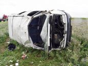Na ceste do Suchej havarovala dodávka, kolíziu mal zaviniť iný šofér, ktorý ušiel