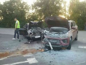 Na križovatke pri Trakoviciach sa zrazili tri automobily