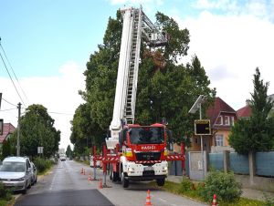 Pri cirkevnej škôlke na Ustianskej ulici zasahovali hasiči