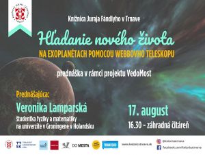 Vedomost priniesie do knižnice debatu o Hľadaní nového života vo vesmíre