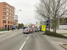 Na Veternej pri Arkadii opravujú cestu, jeden pruh uzavreli