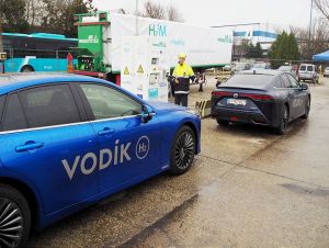 V Trnave prezentovali prvú mobilnú čerpaciu stanicu na vodík