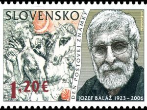 Vyšla známka s portrétom Jozefa Baláža, rodáka z Hlohovca