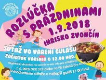Vo Zvončíne budú v sobotu variť guláš a lúčiť sa s prázdninami