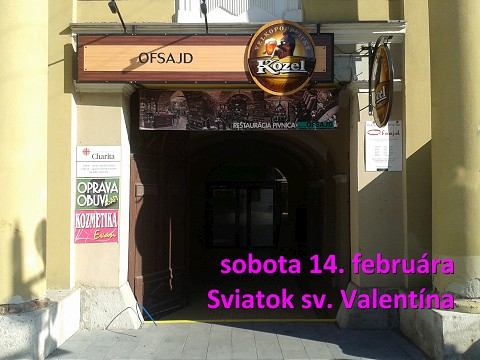 Kam na Valentína? Reštaurácia Ofsajd ponúka pre zamilovaných špeciálne menu