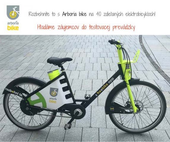 Trnava hľadá záujemcov o testovanie systému zdieľaných elektrobicyklov