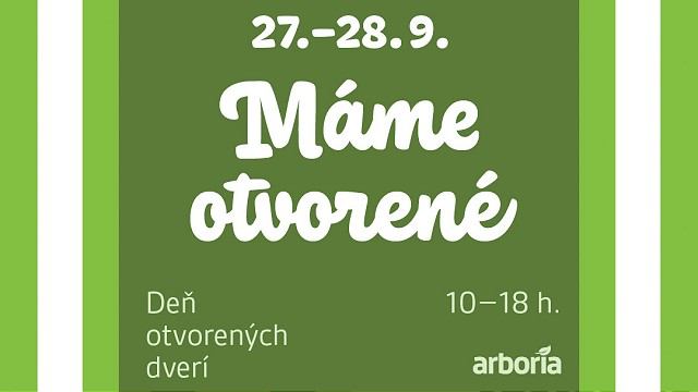 Príďte do Arborie. Deň otvorených dverí aj program pre deti bude v piatok aj v sobotu