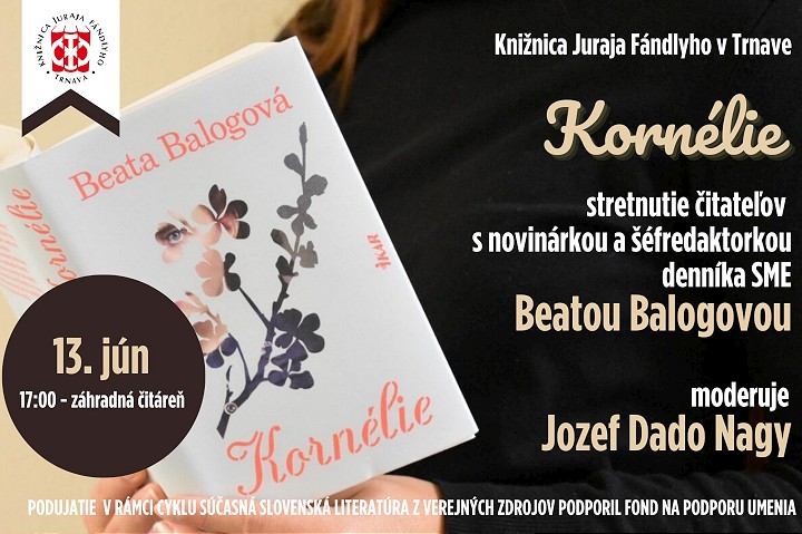 Do knižnice príde na besedu známa slovenská novinárka