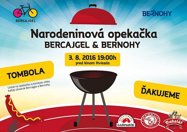 Bercajgel a Bernohy organizujú jazdu mestom, oslavu ukončia opekačkou