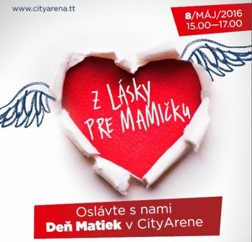 V City Arene oslávia Deň matiek, deti môžu vyrobiť darček v tvorivých dielňach