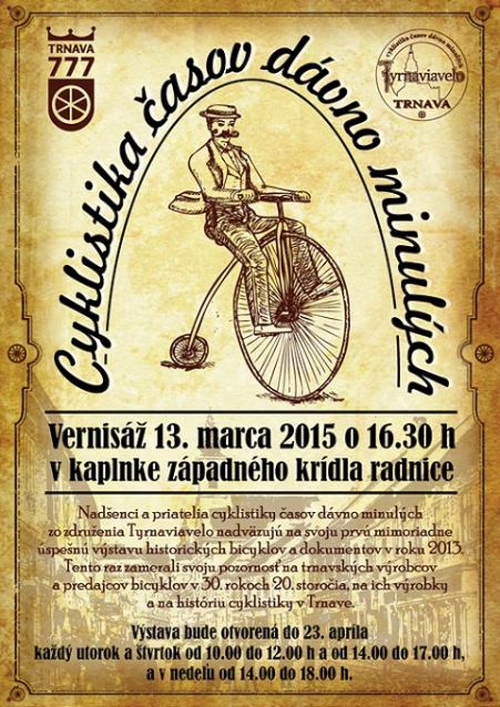Na trnavskej radnici vystavujú historické bicykle