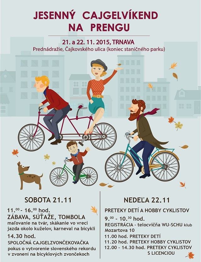 Na Prednádraží sa pokúsia o slovenský rekord vo zvonení na bicyklových zvončekoch
