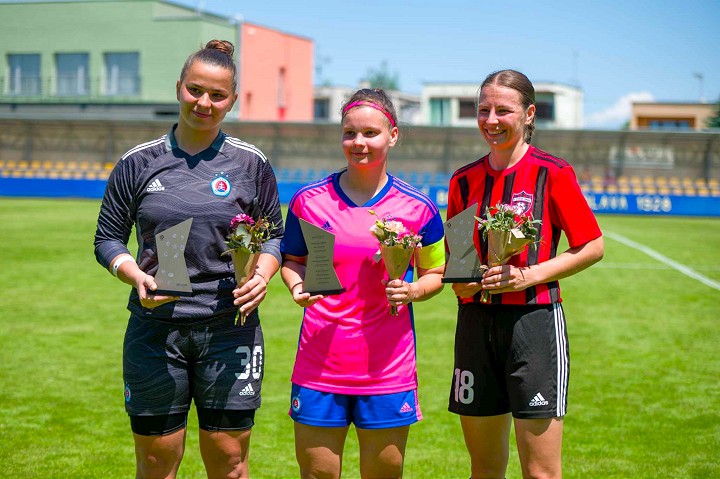 Ženy Spartaka nestačili na Slovan, Viktória Čeriová v zostave sezóny