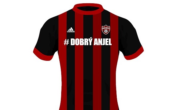 Bílí andeli podporia Dobrého anjela, logo dobročinnej organizácie budú mať na dresoch