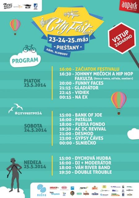 V Piešťanoch cez víkend vystúpia Gladiátor, Vidiek či Desmod