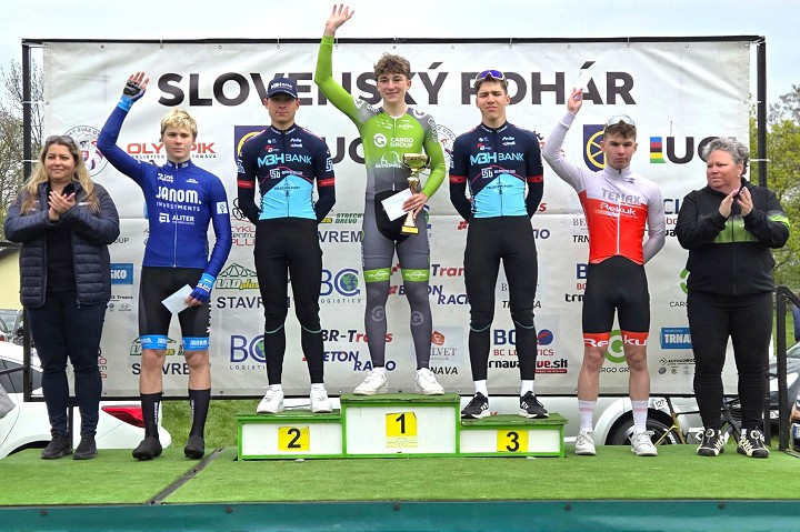 Matúš Nagy z Olympiku Trnava zažiaril medzi juniormi na cyklistických pretekoch