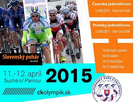 Suchá nad Parnou hostí cez víkend cyklistické preteky slovenského pohára