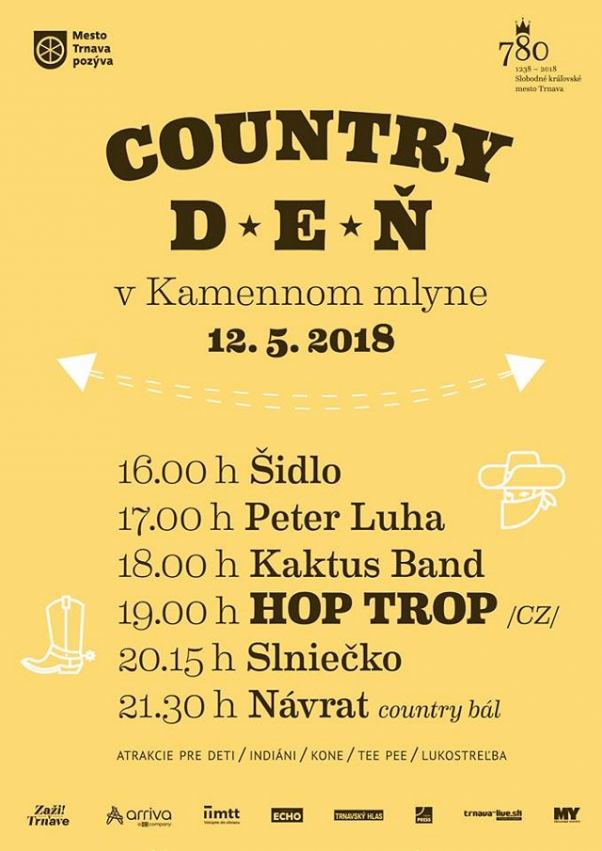 V Kamennom mlyne bude deň plný country, okrem koncertov chystajú aj sprievodný program