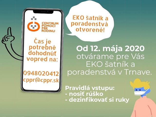 Centrum pomoci pre rodinu sa od utorka vracia k bežnému režimu