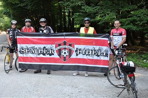 Po vzore Sagana: Fans Spartaka išli do Senice na bicykloch