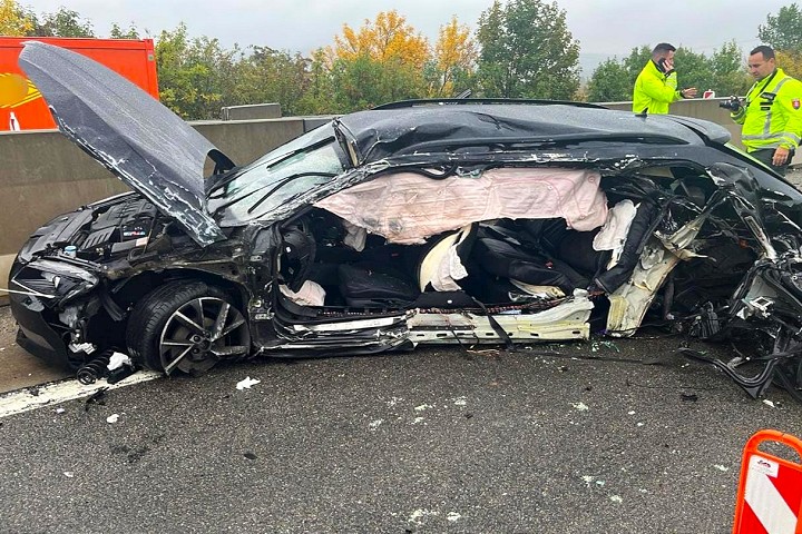 Nehoda na D1: Po zrážke dvoch vozidiel volali aj leteckých záchranárov