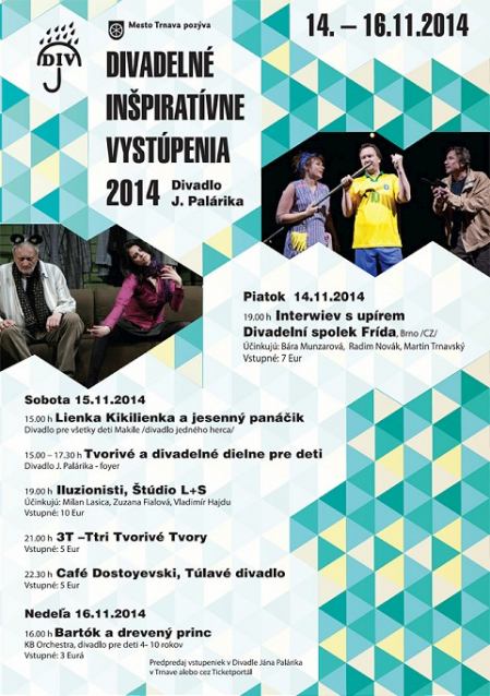 V Trnave bude divadelný víkend: Nvota zrežíruje Interview s upírom a Iluzionistov