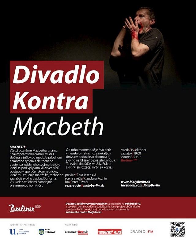 Shakespearov Macbeth: Hru uvedú v Trnave úplne inak ako ju poznáte