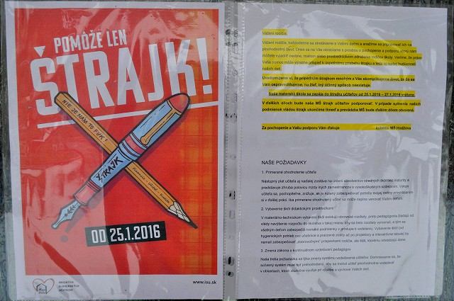 Športové gymnáziu štrajk ukončilo, takisto aj niektoré ďalšie školy v kraji