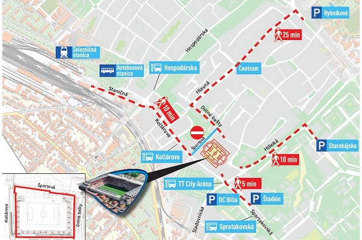 Polícia odporúča na zápas Slovensko - Taliansko v Trnave využiť hromadnú dopravu