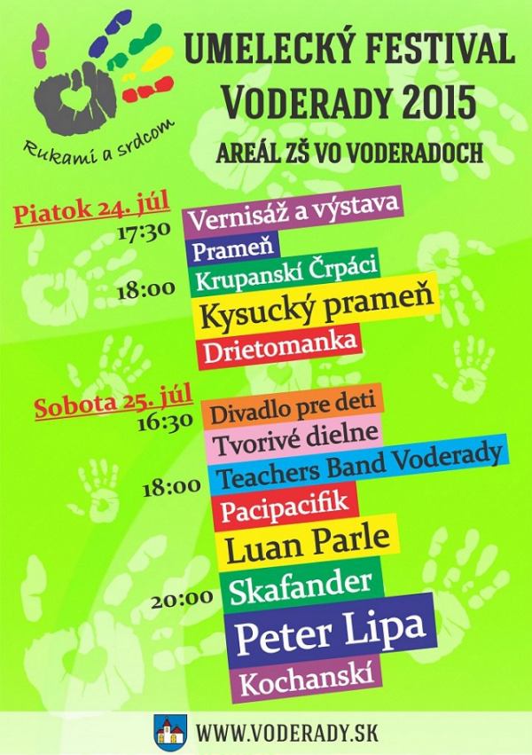 Víkend vo Voderadoch bude patriť umeleckému festivalu, vystúpi aj Peter Lipa