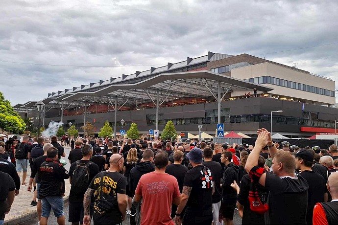 Spartak - Wisla: Do Trnavy pricestovalo napokon asi deväť stoviek Poliakov
