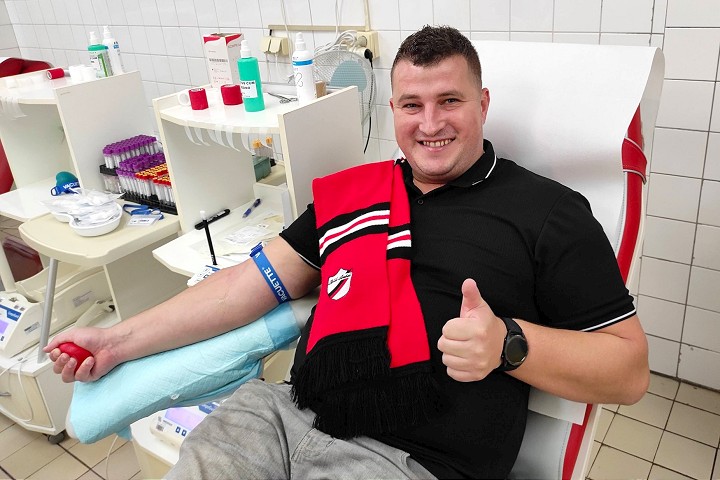 Fanúšikovia Spartaka hromadne darovali krv už 62-krát