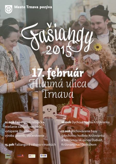 Trnava sa s fašiangami rozlúči zabíjačkou a pochovaním basy na Hlavnej ulici