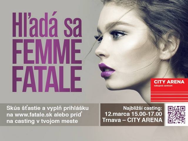 Hľadajú femme fatale! V City Arene organizuje casting modelingová agentúra