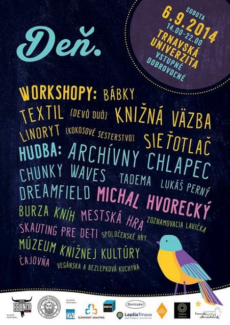Festival Deň. ponúkne Trnavčanom hudbu, umenie, workshopy aj inšpirácie
