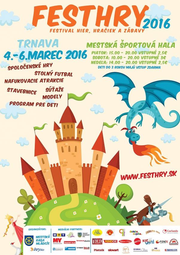 Blíži sa FestHry Trnava, ponúkne množstvo zábavy pre deti i dospelých