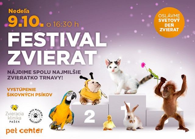 V trnavskom MAX-e organizujú v nedeľu súťaž o najmilšie zvieratko