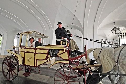 Fiakristi boli nielen zdatnými bitkármi, ale aj komediantmi. Prevážať sa Viedňou ako pán
