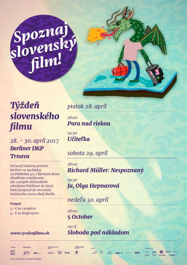Týždeň slovenského filmu zavíta od piatku aj do Trnavy, ponúkne šesť projekcií