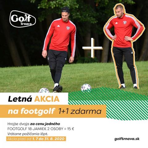 Golf Trnava ponúka na leto výraznú zľavu pre footgolfistov, v areáli spustili aj grilovačky