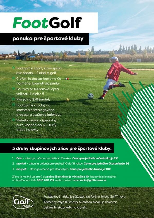 V Kamennom mlyne otvorili prvé trnavské footgolfové ihrisko