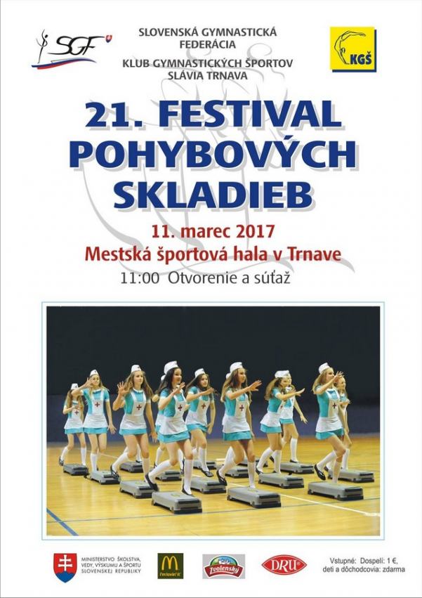V športovej hale bude v sobotu Festival pohybových skladieb