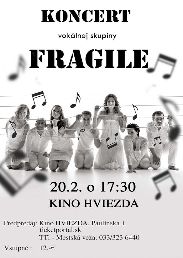 V Trnave bude koncert Fragile, predaj lístkov už spustili