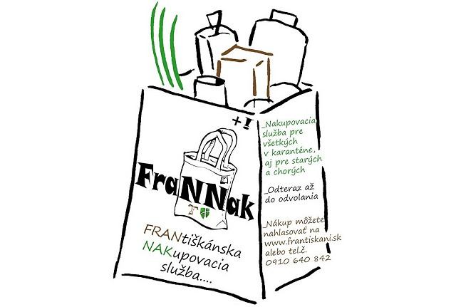 Františkáni a študenti pomôžu ľuďom v karanténe, zabezpečia im nakupovanie