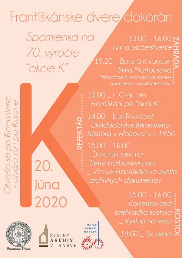 Františkáni si pripomenú 70. výročie neslávne známej Barbarskej noci