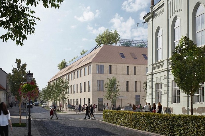 Zverejnili vizualizácie, ako má vyzerať nový polyfunkčný objekt v centre Trnavy
