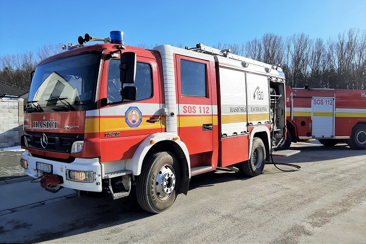 Hasiči v sobotu zasahovali na Ulici Oskara Čepana v Trnave