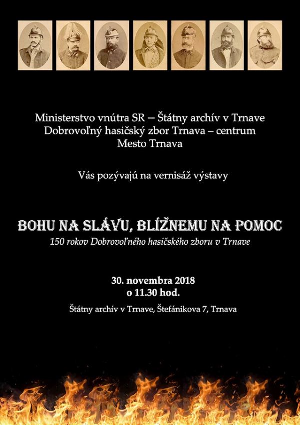 Dobrovoľní hasiči predstavia v Trnave prostredníctvom výstavy svoju históriu